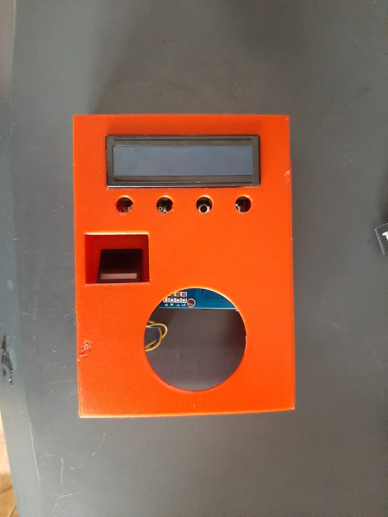 Door lock display interface, first view